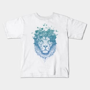 Floral lion Kids T-Shirt